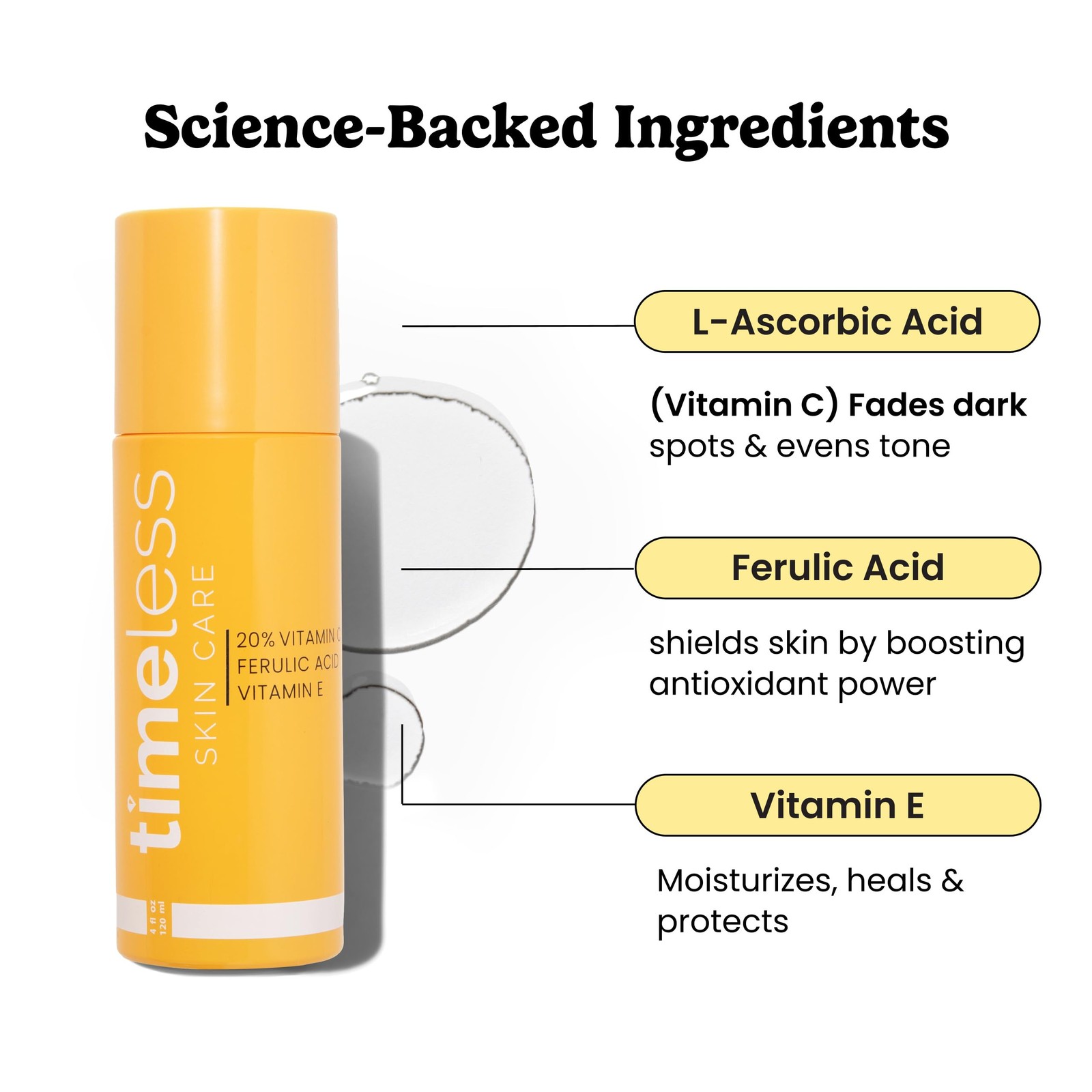 Timeless Skin Care Vitamin C Serum with Vitamin E & Ferulic Acid Brightening…