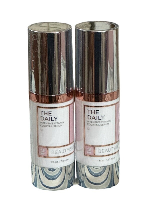 2X Beautybio The Daily Acid-Free Vitamin C Brightening Serum 1fl.oz./30ml New