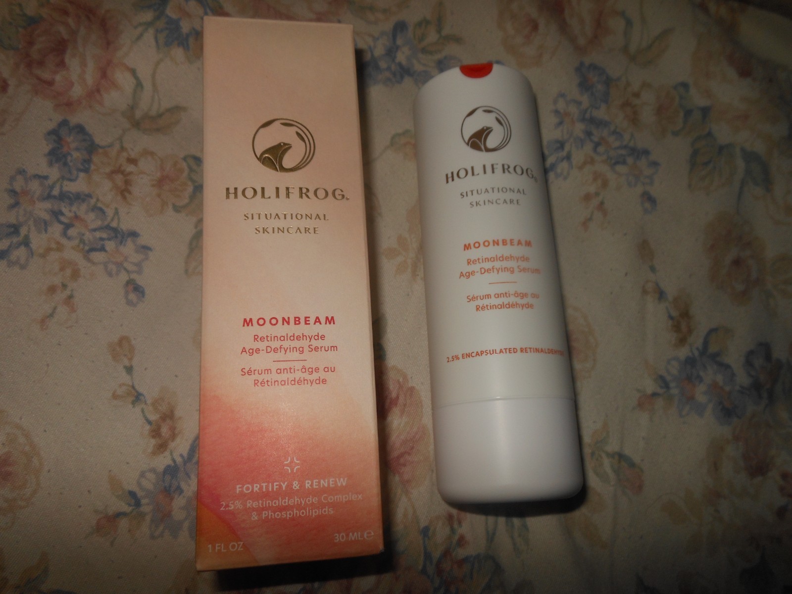 HOLIFROG SKINCARE MOONBEAM AGE DEFYING SERUM 1 OZ RETINALDEHYDE EXP 12/28 NIB