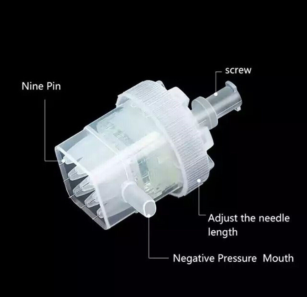 EZ Water Skin Care Beauty Machine Gun Therapy Spa Salon/ Replace 9Pin Cartridges