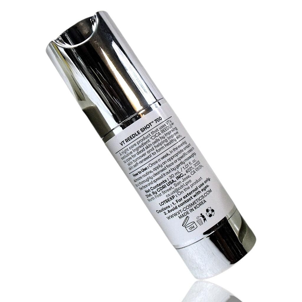 VT Cosmetics CICA REEDLE SHOT 700 Microneedling Spot Treatment Serum 1oz Ex 7/27