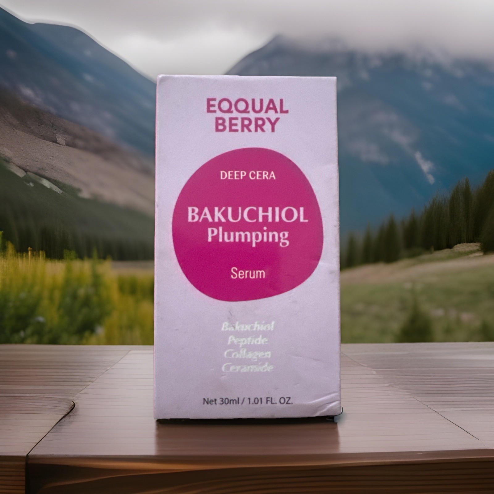 EQQUALBERRY Vitamin Illuminating Serum Bakuchiol Plumping Face 30ml