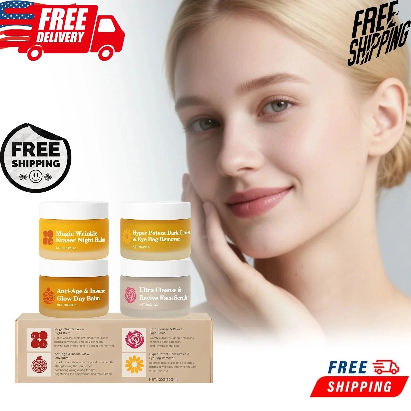 The Complete System Mature Skin Face Balm for Mature Women’s Skin Froya Organics