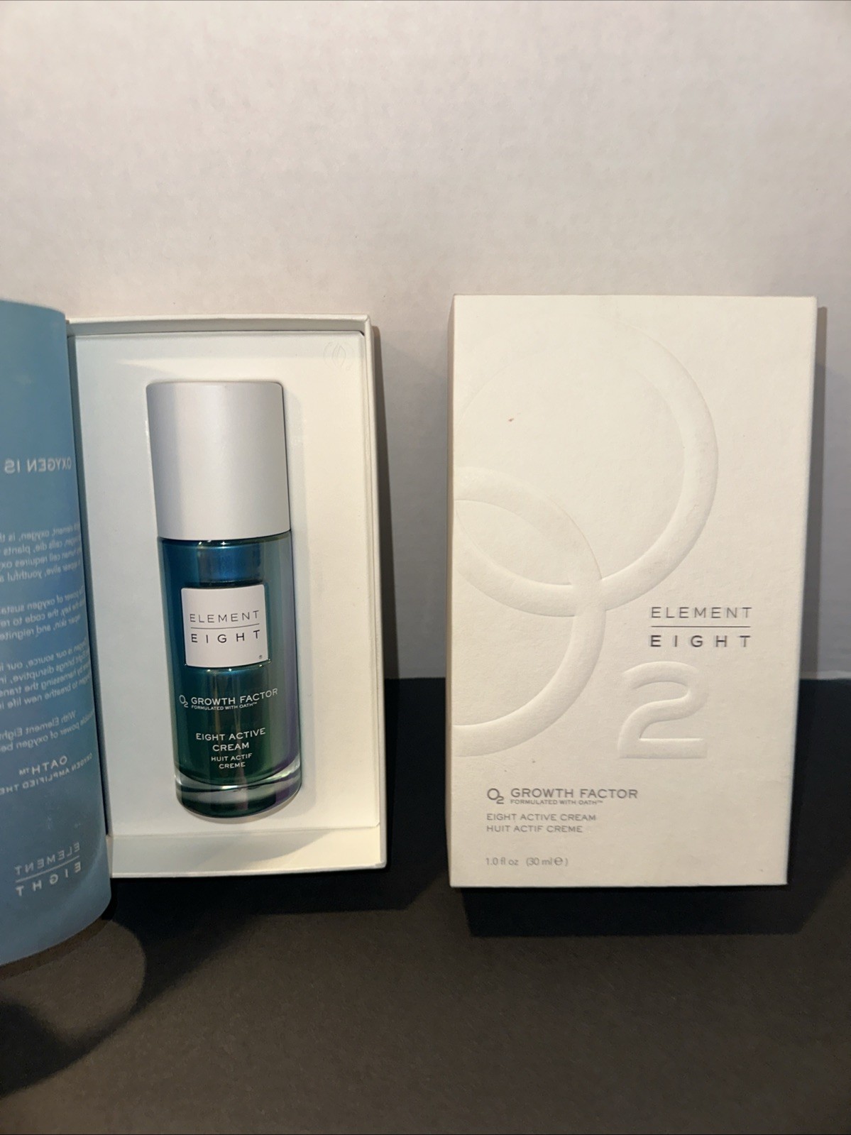 NIB Latest ELEMENT EIGHT O2 Growth Factor Eight Active Cream, 1.0 oz