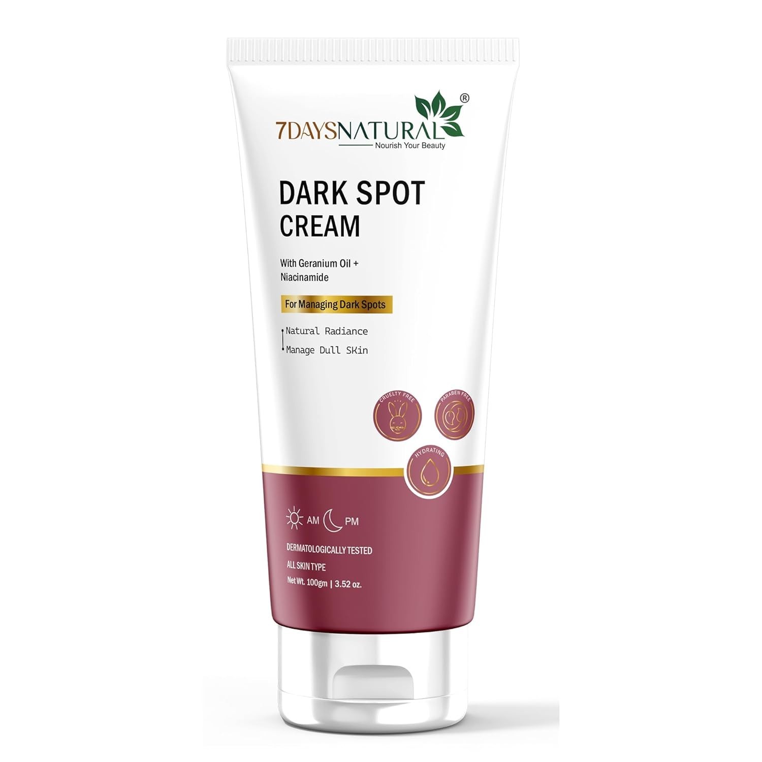 7 DAYS Natural Dark Spot Corrector For Face Cream 50, gm free shipping