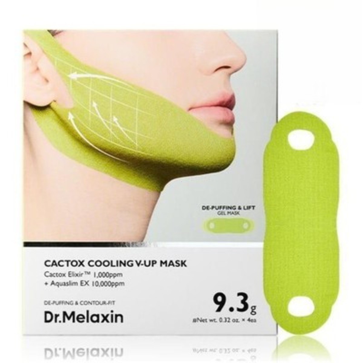 Dr.Melaxin Cactox Cooling V-Up Mask Cactus De-Puff Lifting Double Chin Jawline