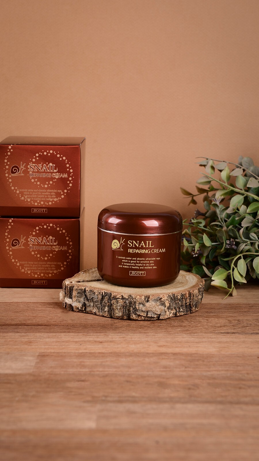 [Jigott] Snail Reparing Cream – Official K-Beauty