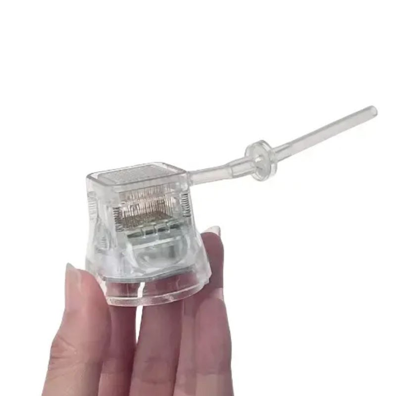 Micro RF Suction Tube Gold Plated Insulated Disposable Rf Fractional Cartridges