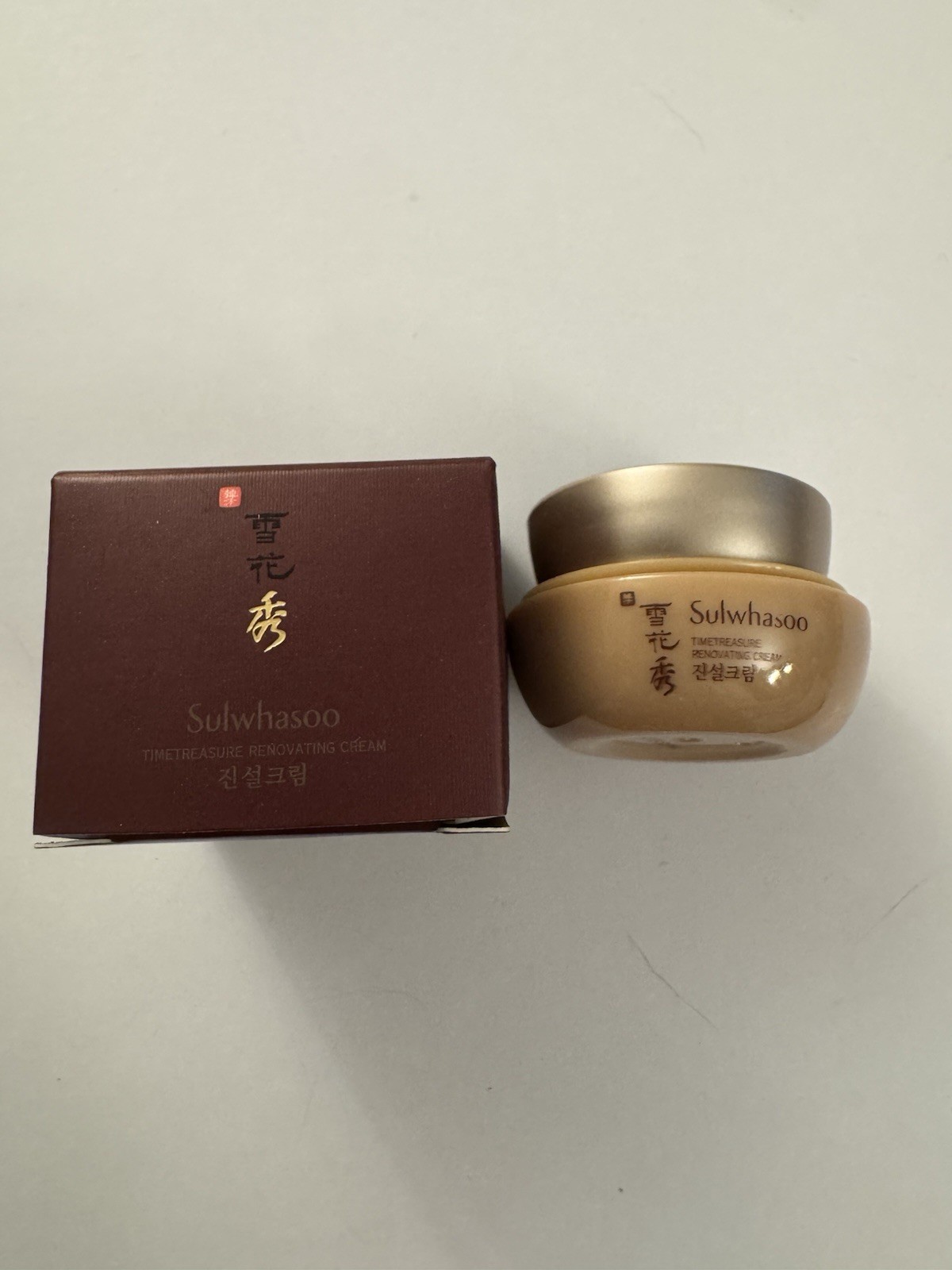 New Sulwhasoo Timetreasure Renovating Cream Jar 5 ml sample MU1