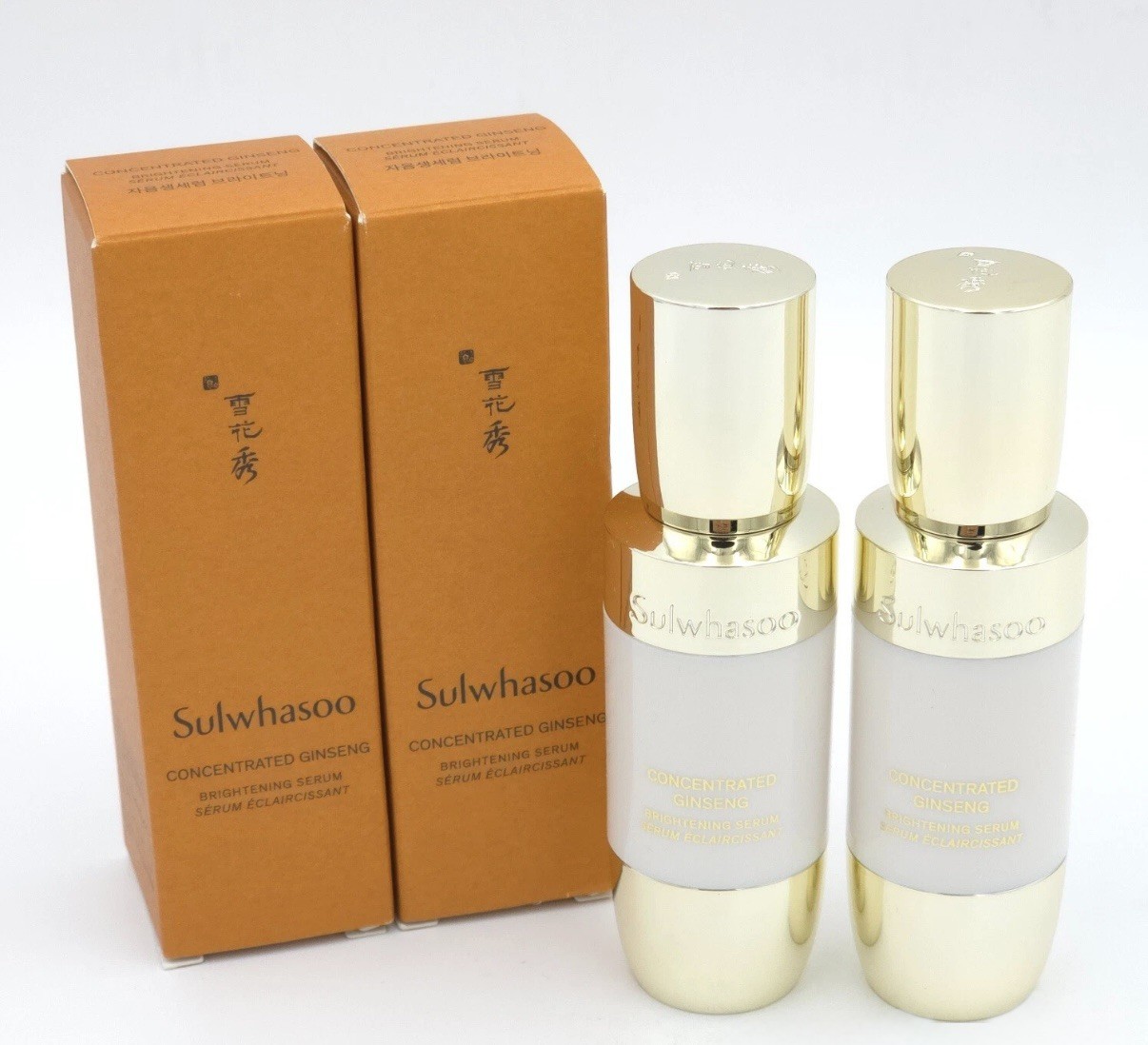 Sulwhasoo Concentrated Ginseng Brightening Serum 8ml x 2ea Anti Aging K-Beauty