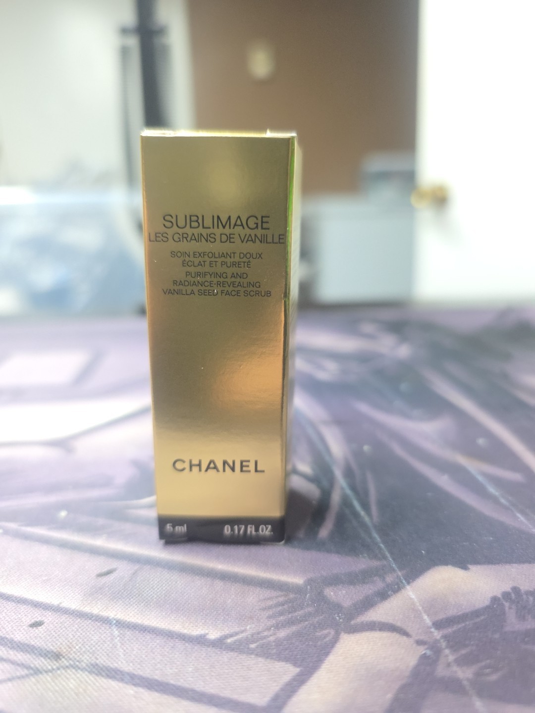 NEW Chanel Sublimage LES GRAINS DE VANILLE Purifying & Radiance Exfoliant .17 oz