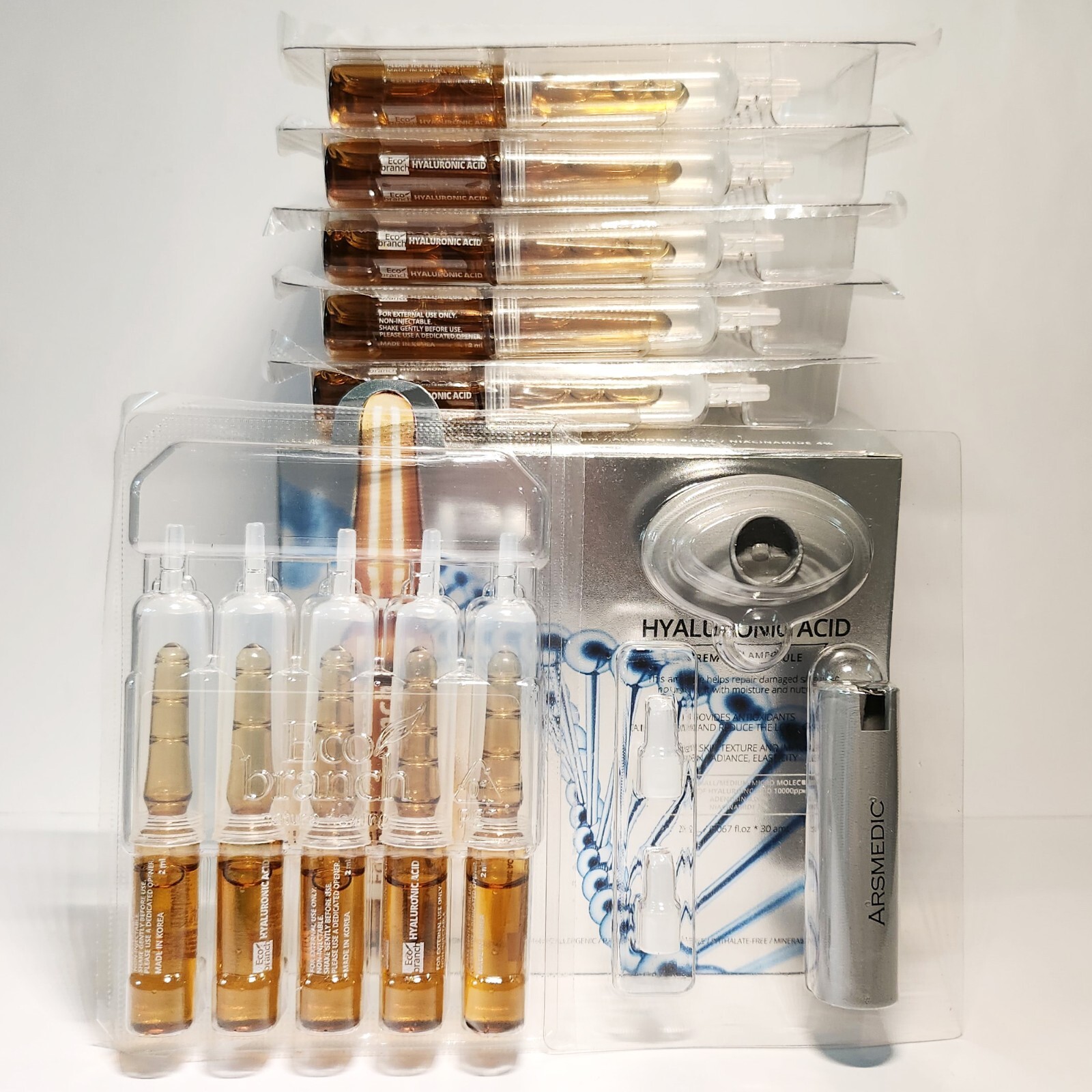Eco Branch Premium Ampoule Hyaluronic Acid 2ml x 30amp Moisturizer K-Beauty