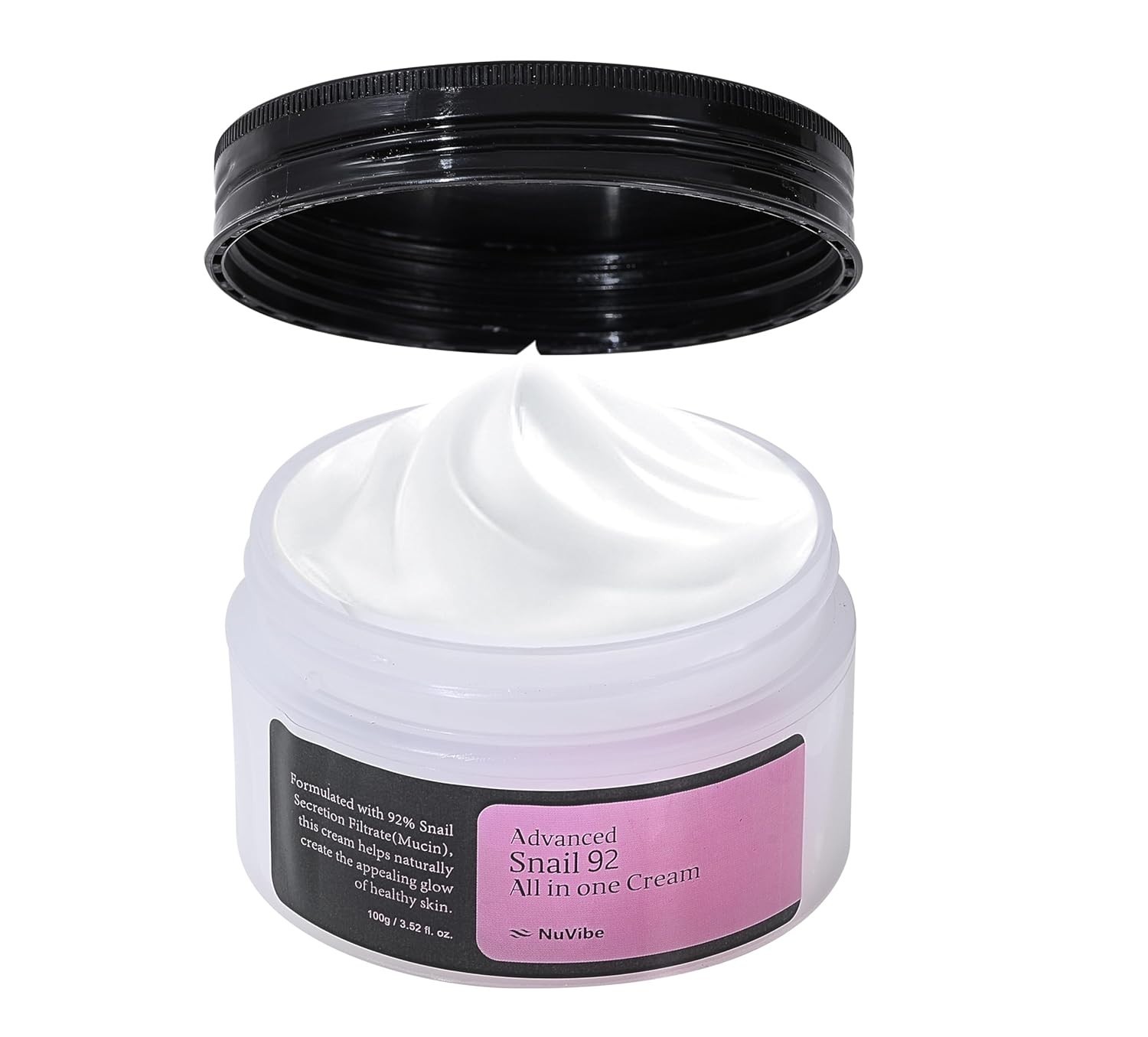 ADVANCED Snail Mucin 92% Repair Moisturizer – 3.52 Oz 100g Hydrating & Lightw…