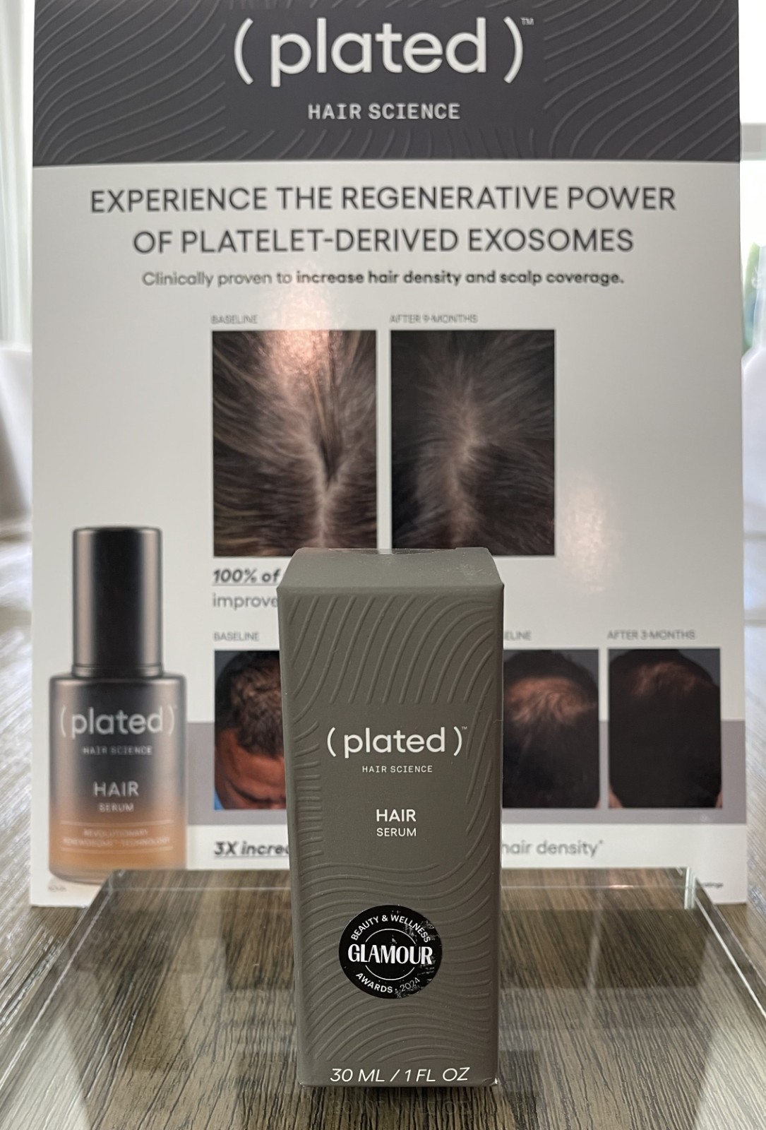Plated Skincare Hair Serum 30ml exp 2027 New IN BOX FREE SHIPPING