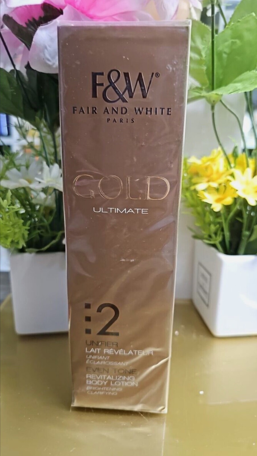 F&W Fair And White Gold 2 Even Tone Revitalizing Cream 17 fl oz
