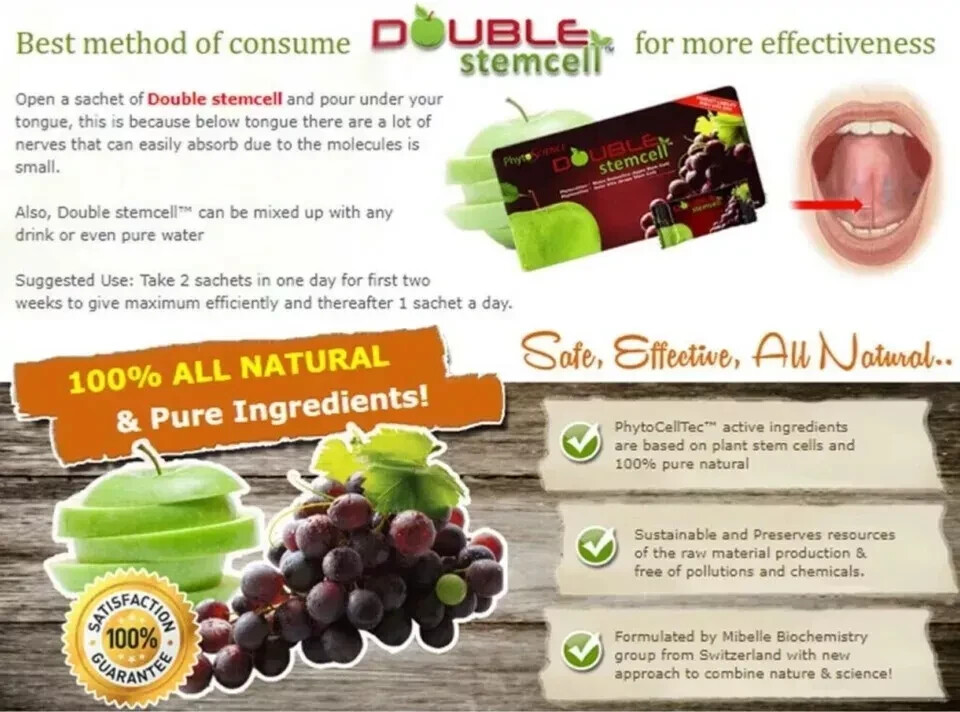 PhytoScience Double StemCell Stem Cell for Anti Aging ( X 2 )