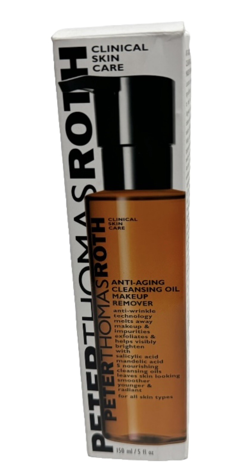 Peter Thomas Roth Anti Aging Cleansing Oil Makeup Remover 5 oz New In Box