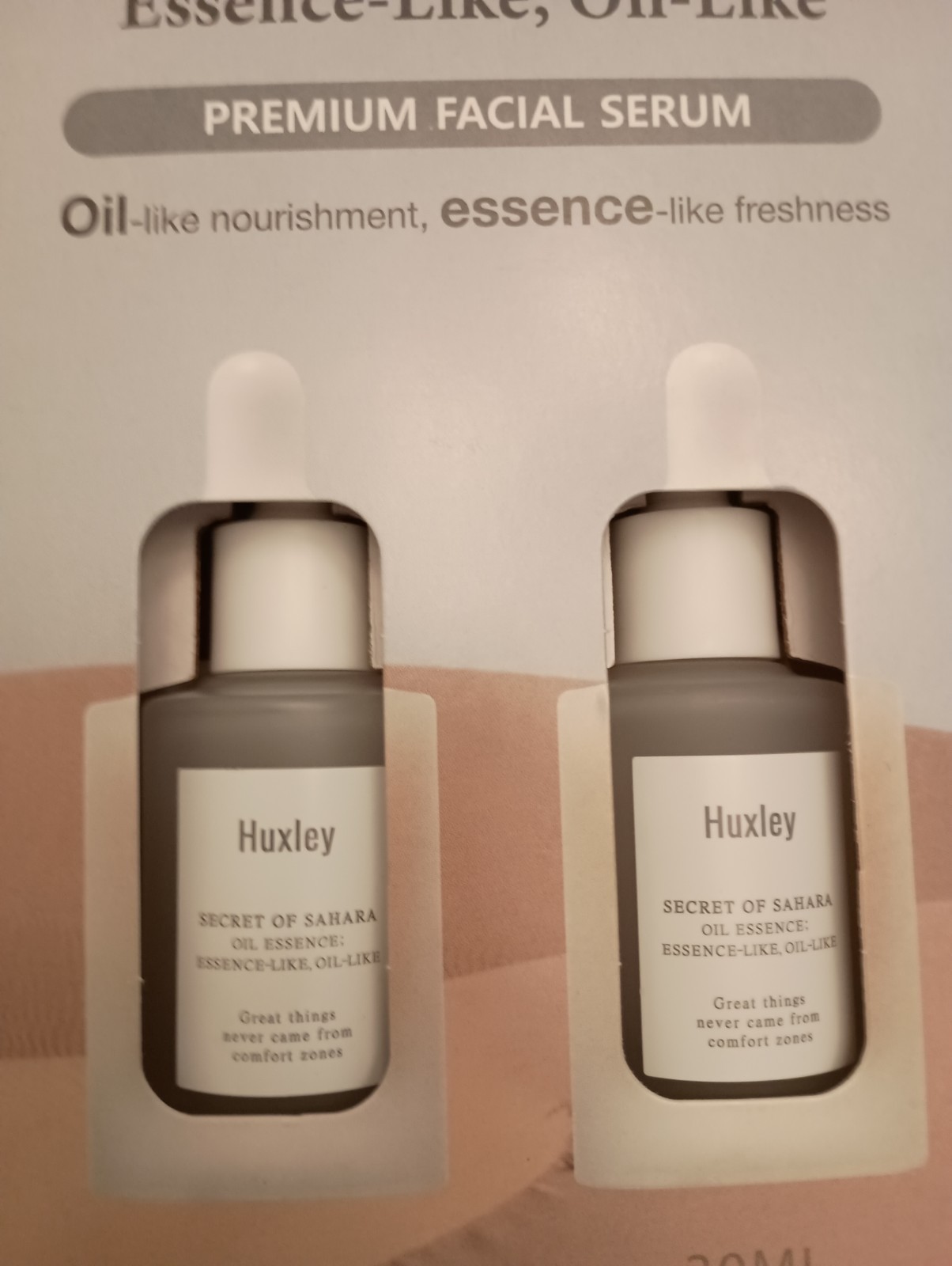Huxley Oil Essence: Essence Oil Like Premium Facial Serum 30ml – 2 Pack Korea