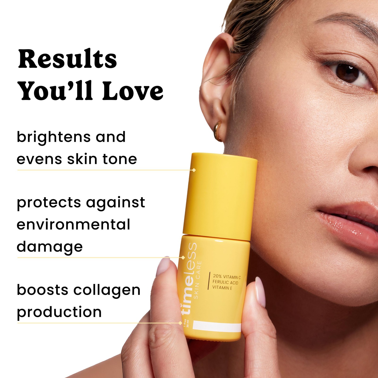 Timeless Skin Care Vitamin C Serum with Vitamin E & Ferulic Acid Brightening…