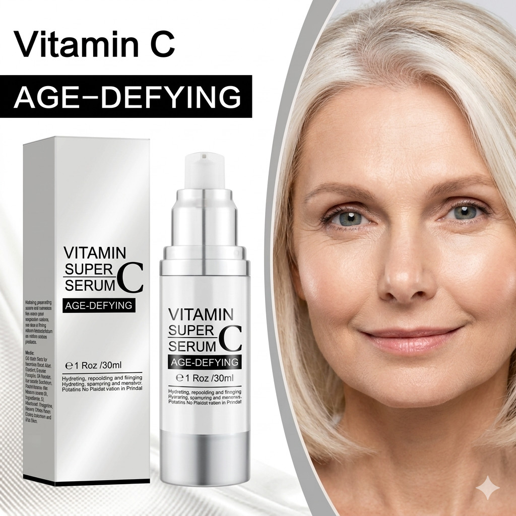 Vitamin C Serum for Face with Niacinamide & Hyaluronic Acid – Anti-Aging 30 ml