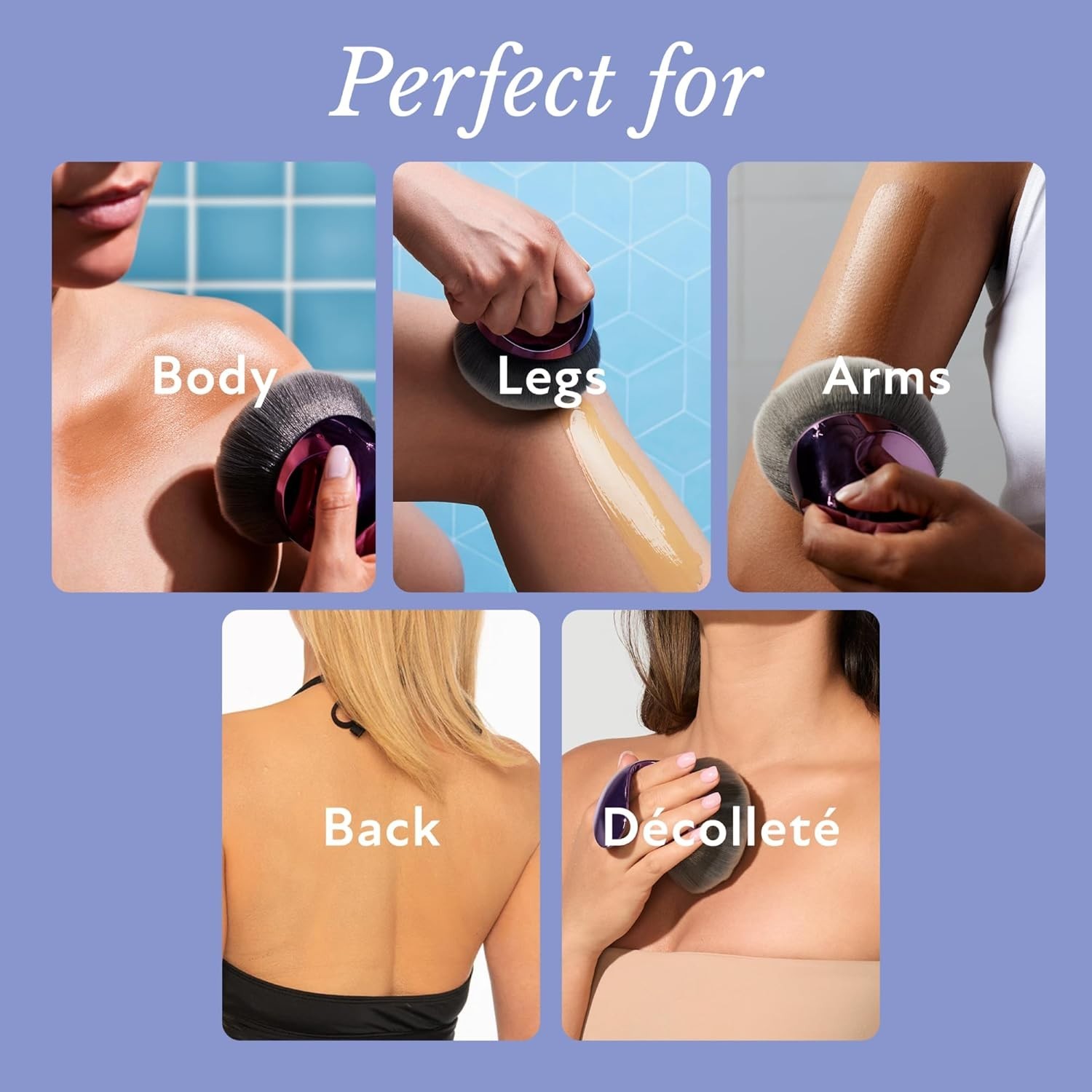 Beauty Blend & Blur Body Kabuki Brush – Self Tanner & Makeup Applicator