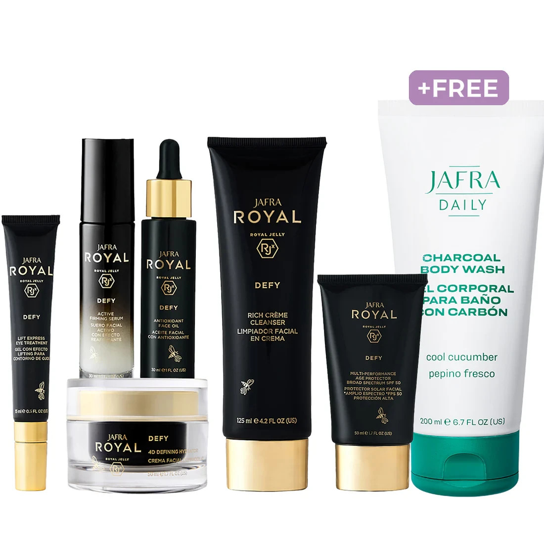 JAFRA ROYAL Defy March Ritual | Sistema Anti-Edad Completo + Regalo | Envío Incl