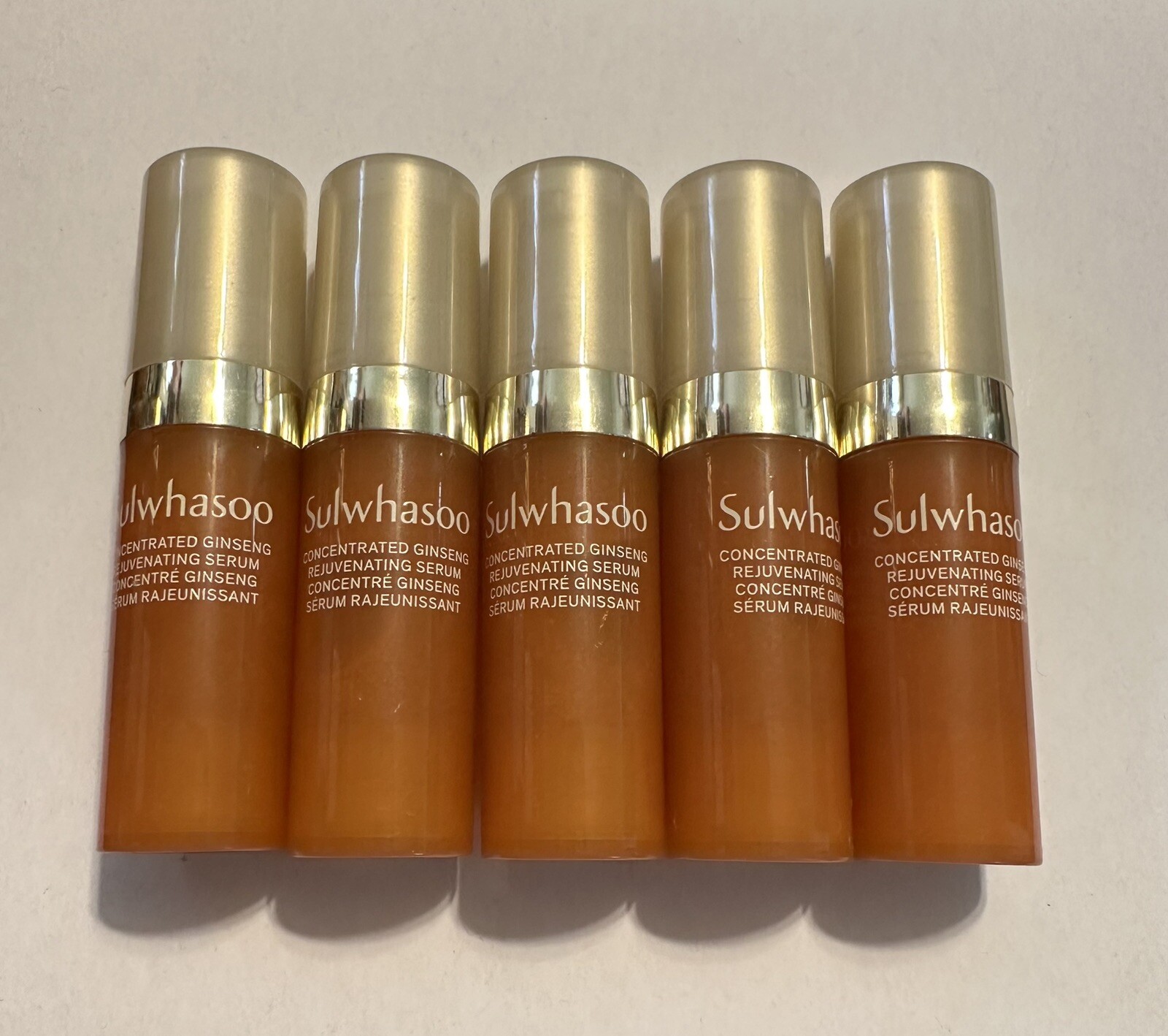 2024 New Sulwhasoo Concentrated Ginseng Rejuvenating Serum 5ml X 5 Pcs