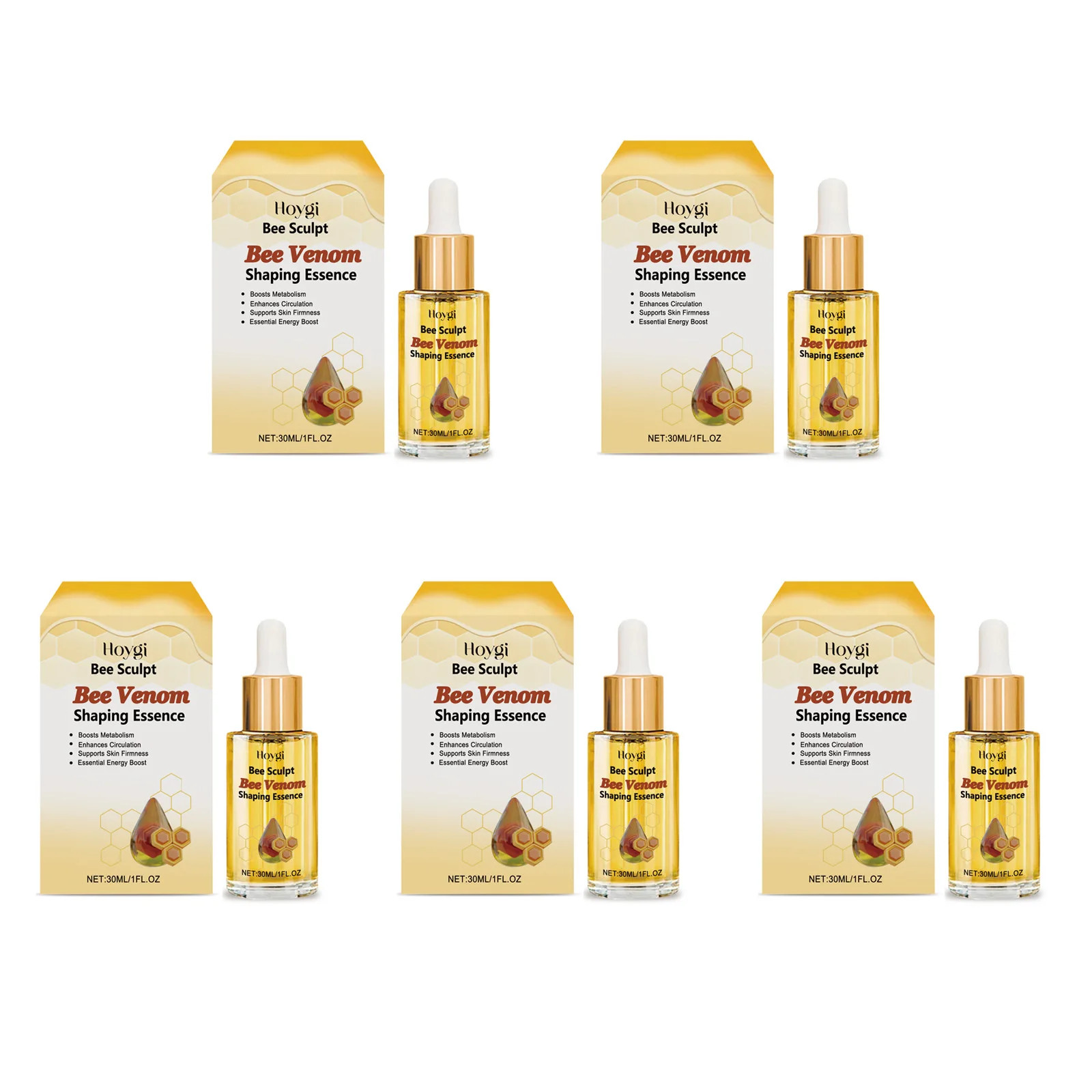 Bee Venom Shaping Oil Firming Lifting Body Skin anti Cellulite Fat Burning Weigh