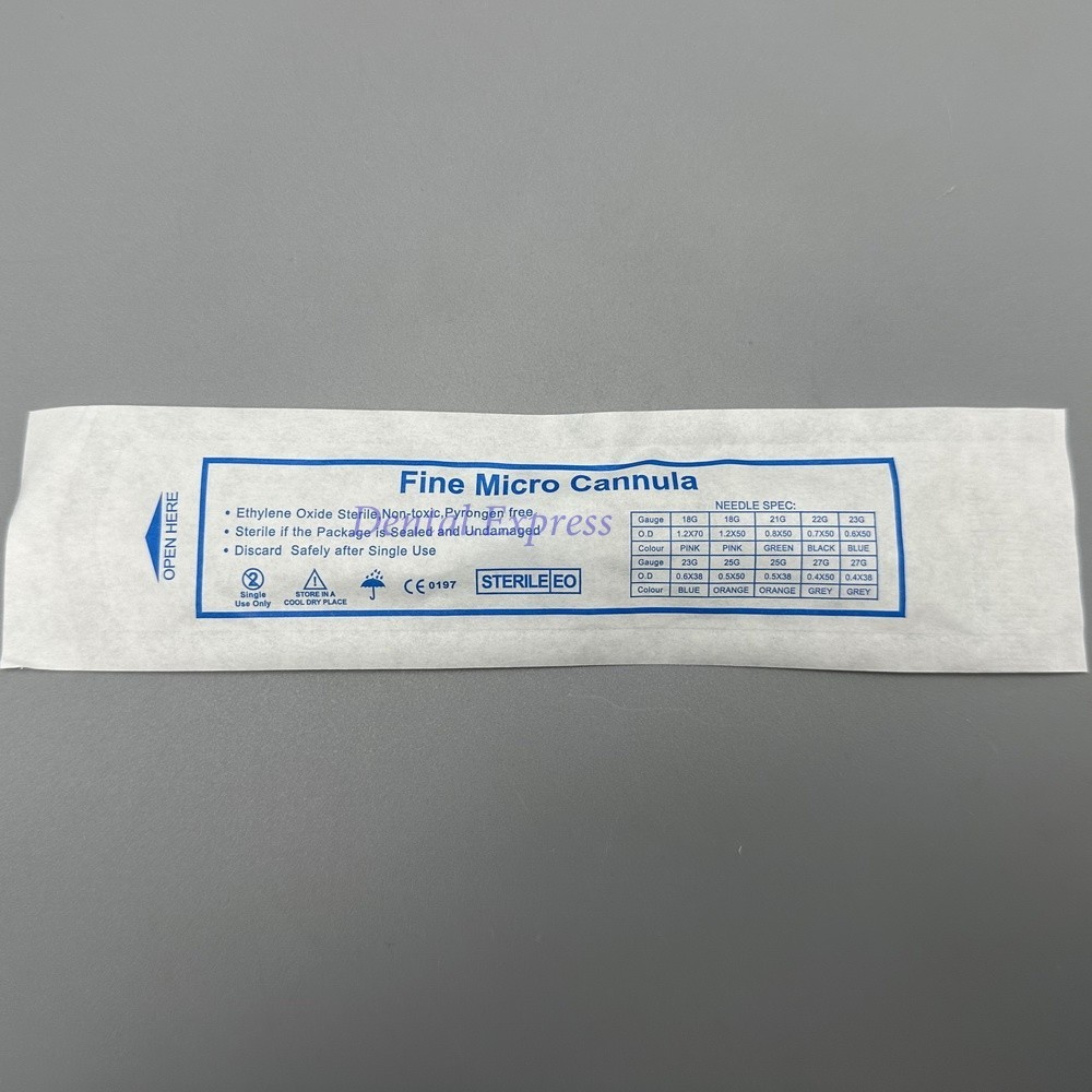 50Pcs Flexible Micro Cannula 18g/22g/23g/25g/27g/30g 38/50/70/100mm Blunt Filler