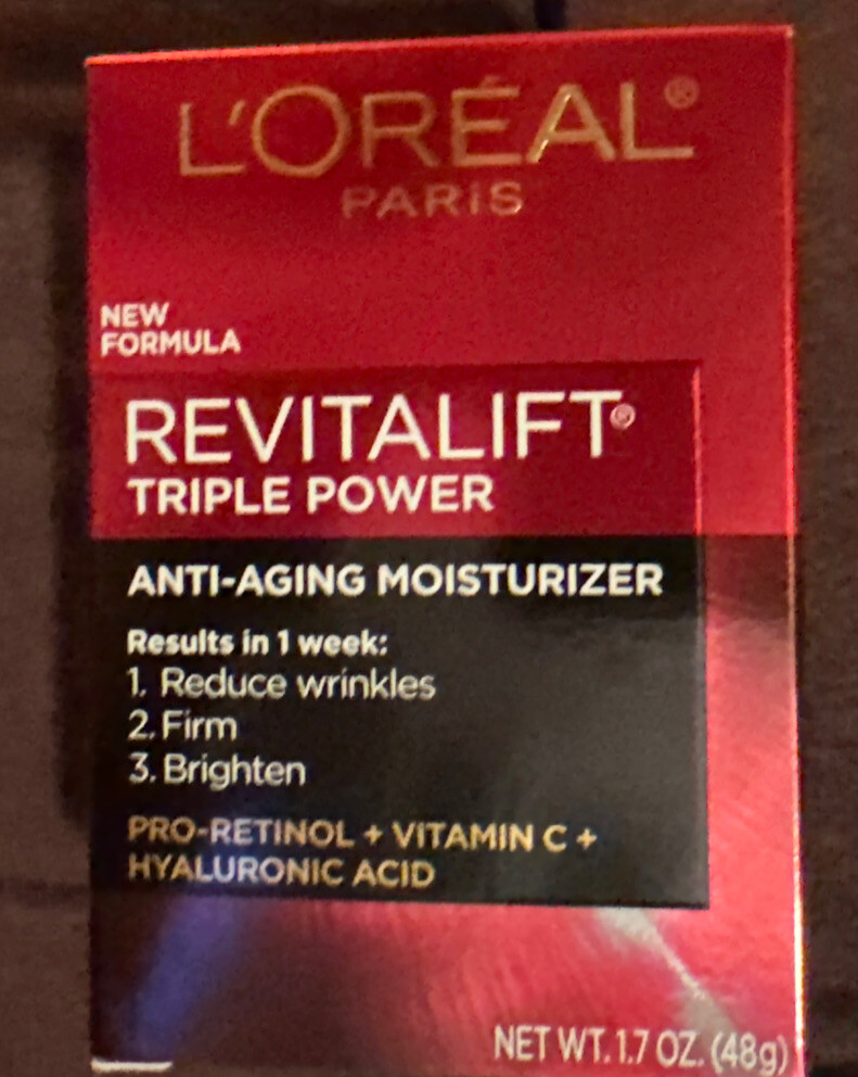 L’Oréal Revitalift Triple Power Deep Active Moisturizer 1.7 Oz 48 G