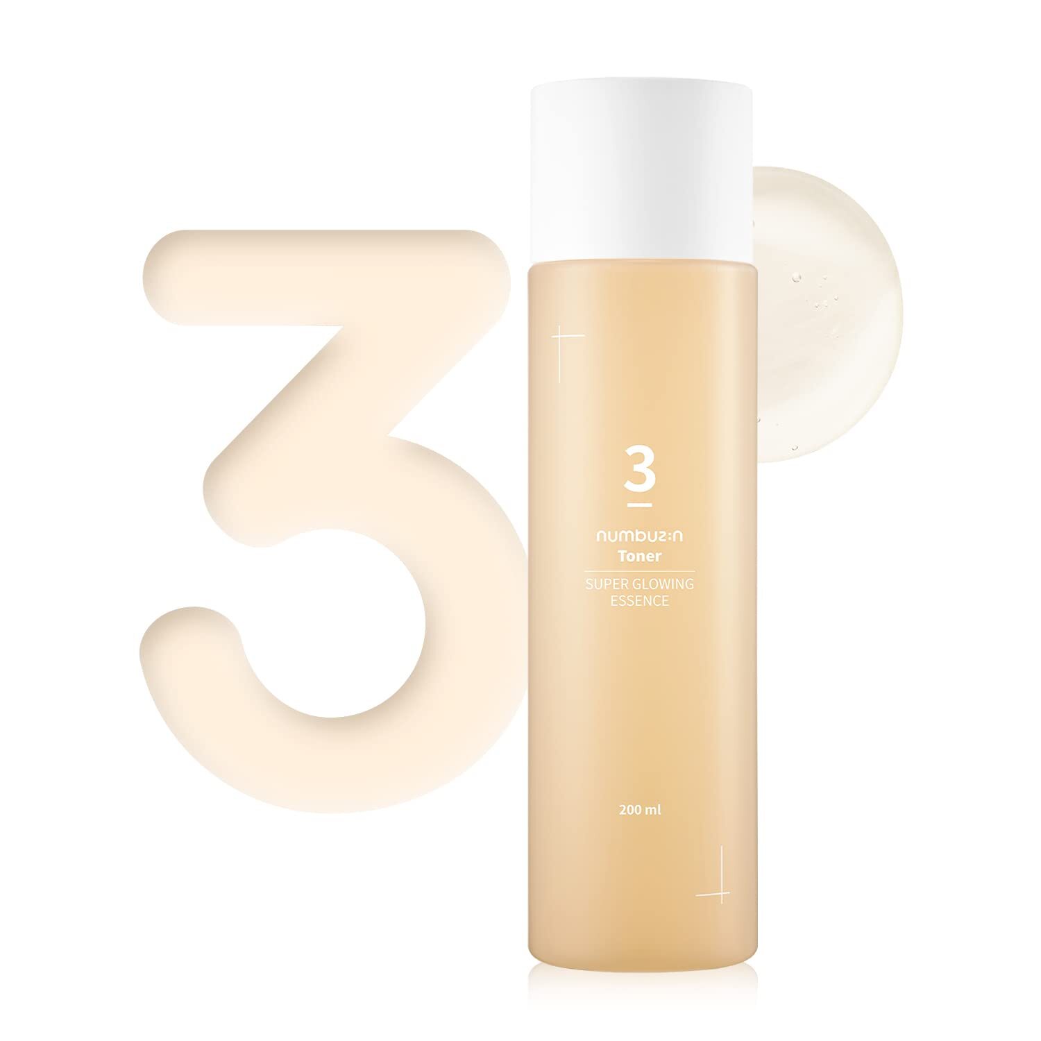 Numbuzin No.3 Super Glowing Essence Toner 200ml 6.76oz NEW FAST SHIP FROM US