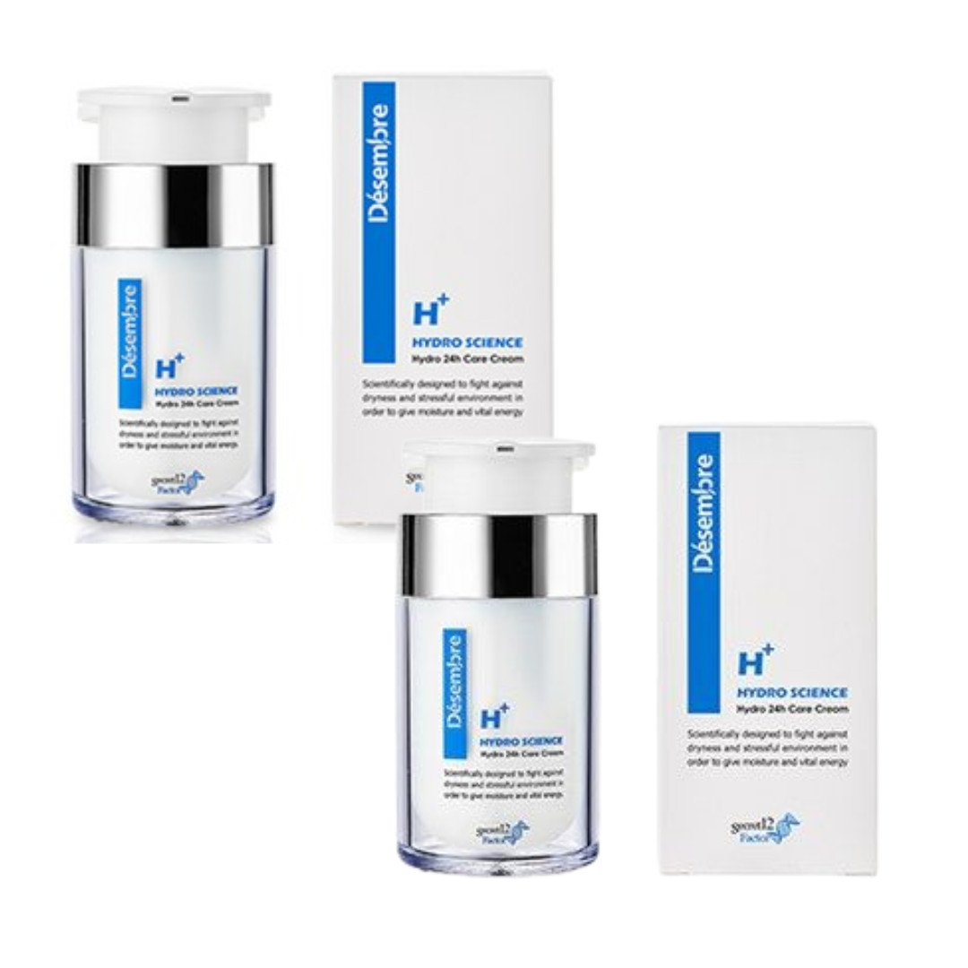 DESEMBRE Hydro Science Hydro 24H Care Cream – 50g x 2 K-Beauty