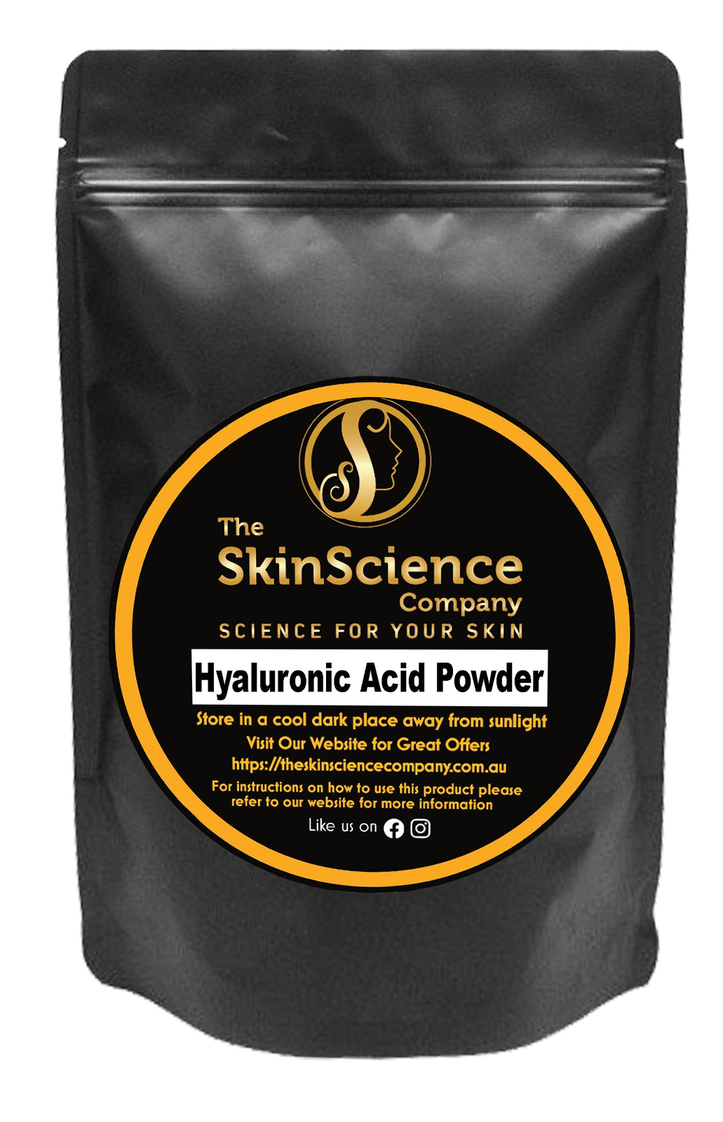 Hyaluronic Acid Powder Useful for Wrinkles Anti-Aging/Ageing Fine Lines – 30g