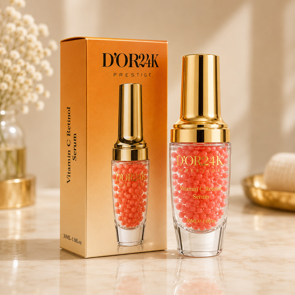 $ 499.99 MSRP D’OR24K Prestige Vitamin C Retinol Serum