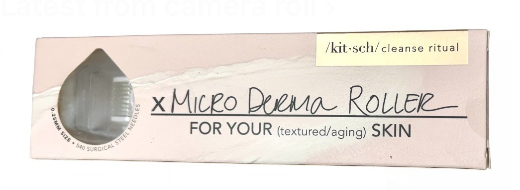 Kitsch Derma Roller Set.25 mm Micro Derma Roller for Face & Body, Face Dermaplan