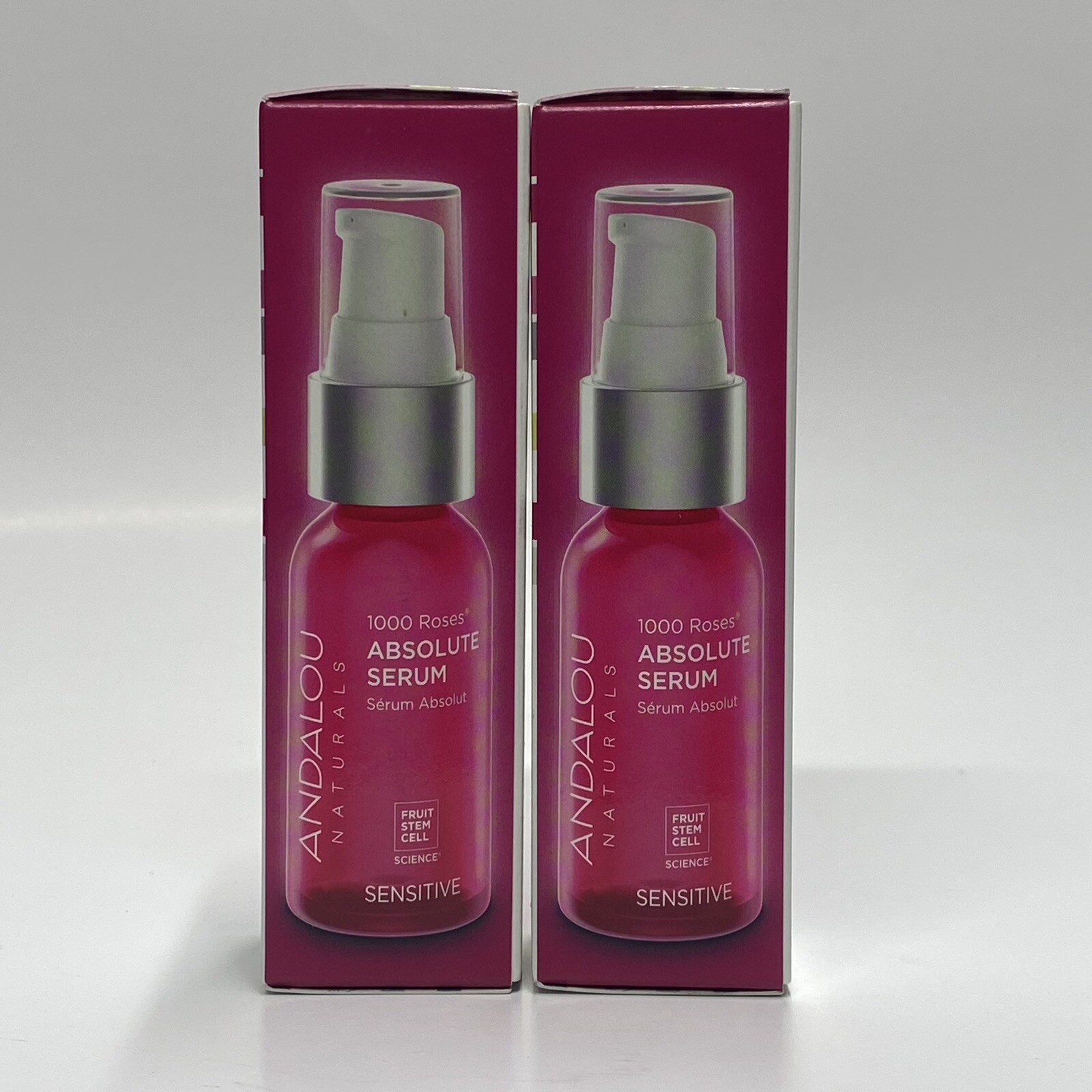 Andalou Naturals 1000 Roses Absolute Serum, 1 Fl. Oz (Pack of 2)