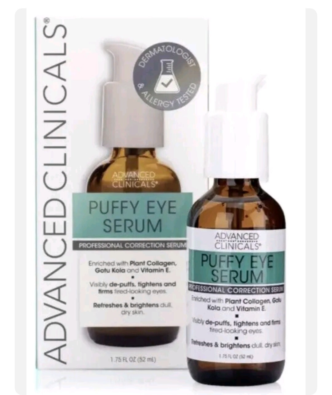 Puffy Eye Serum, Professional Correction Serum, 1.75 fl oz (52 ml)
