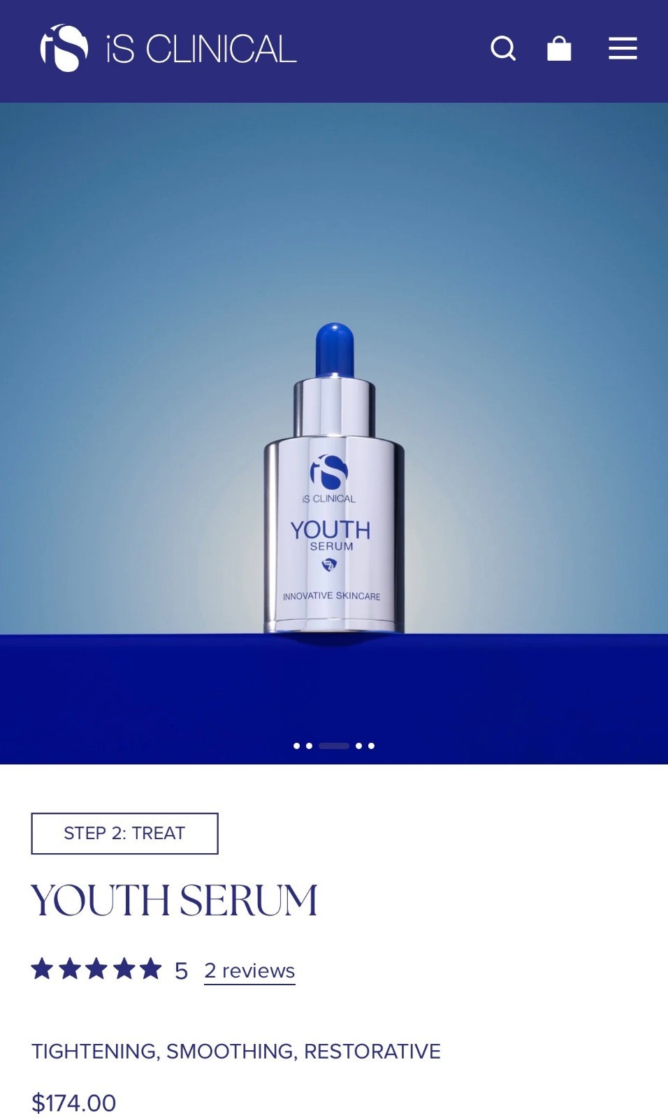 Is clinical youth serum 30ml / 1oz New In Box, EXP 9/26