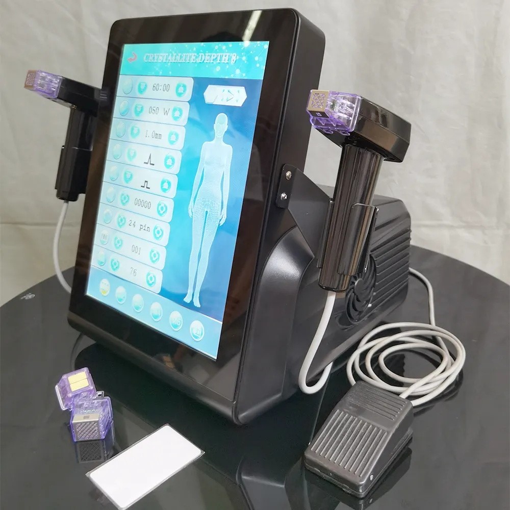 M8 Fractional Gold R-F Skin Tightening Machine Anti Acne Stretch Mark Removal
