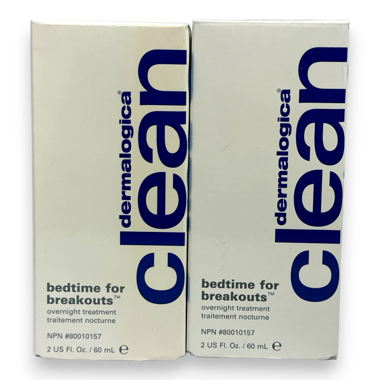 Dermalogica Clean Start Bedtime For Breakouts Overnight Treatment 2oz. LOT OF 2