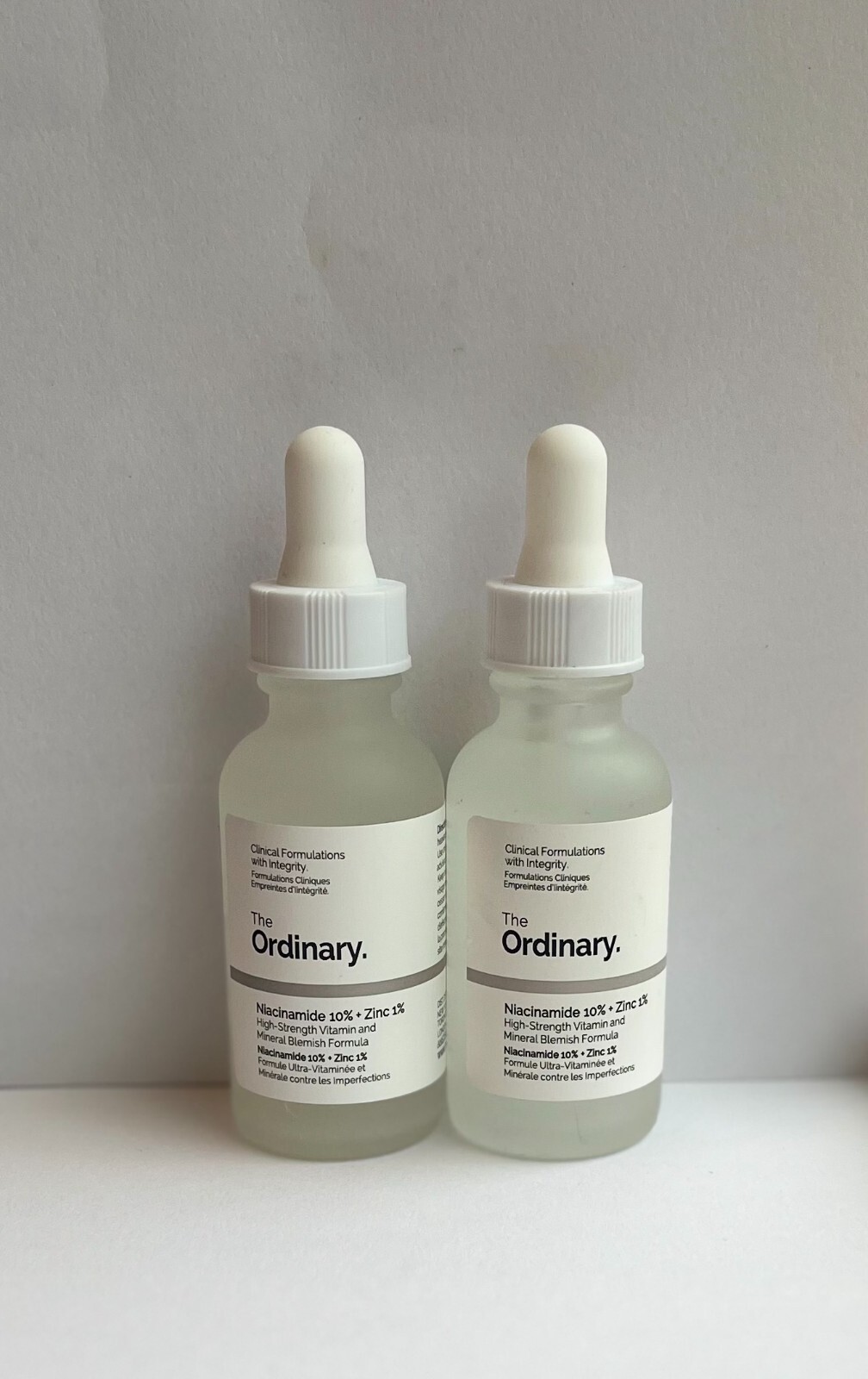 (2) The Ordinary Niacinamide 10% + Zinc 1% Serum – 1oz