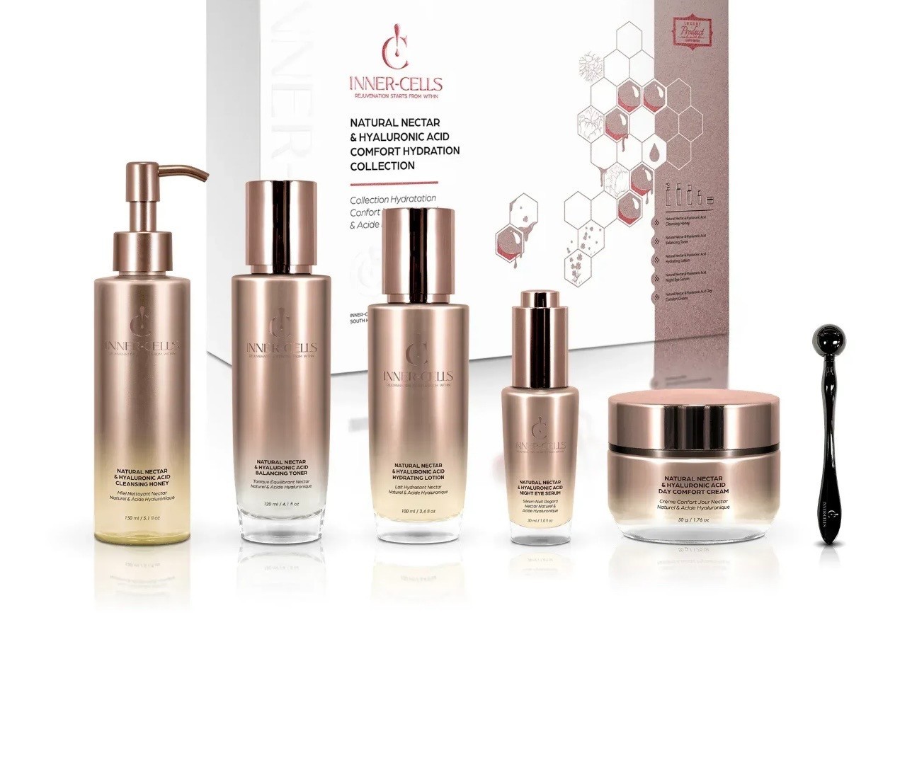 Inner -Cells Natural Nectar & Hyaluronic Acid Comfort Hydration Collection