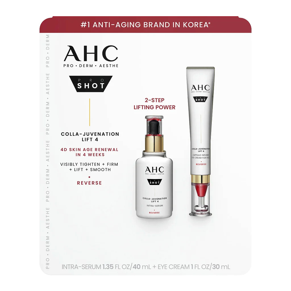 NEW AHC PRO SHOT COLLA – JUVENATION INTRA SERUM AND + EYE CREAM (1.35 OZ + 1 OZ)