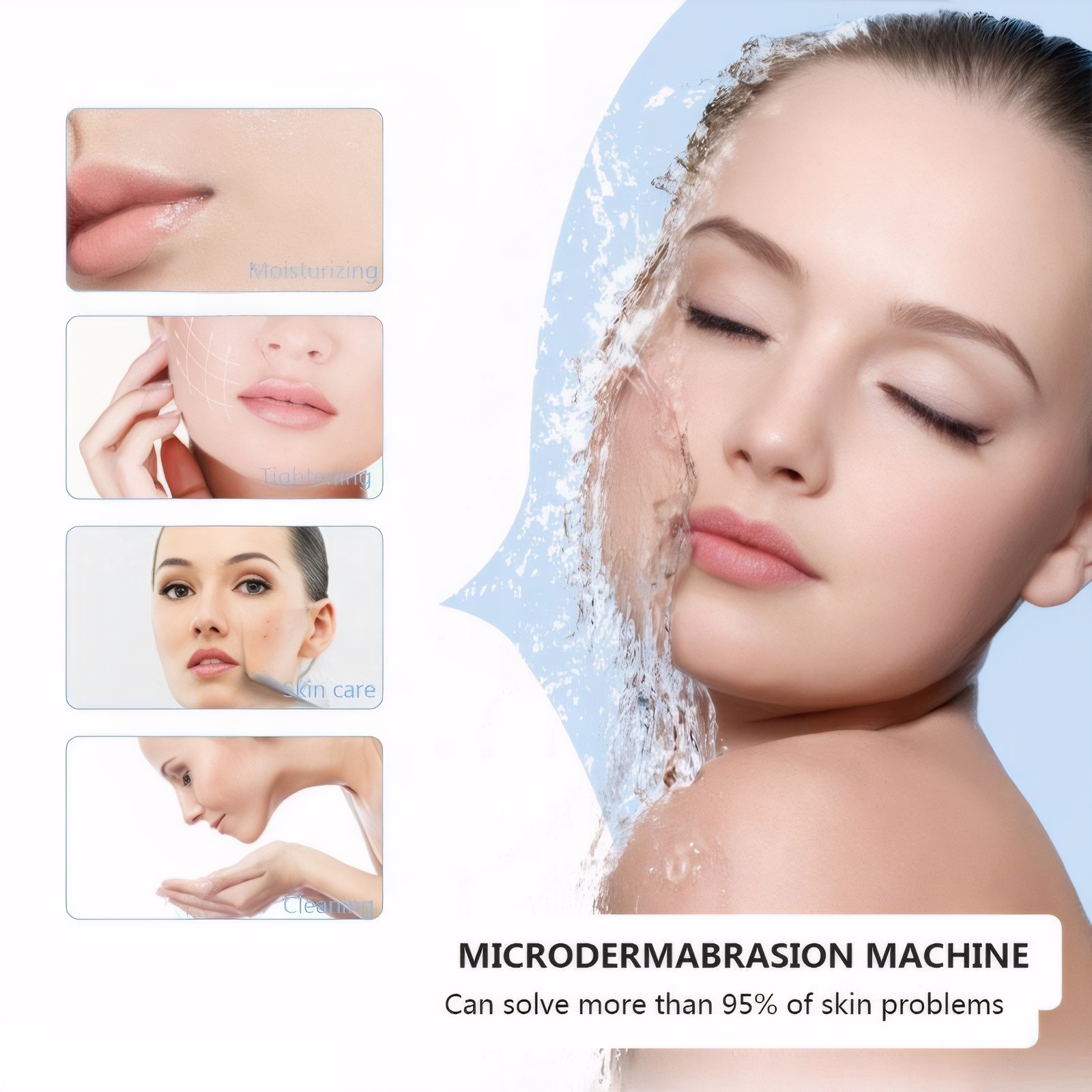 10IN1 Facial Hydra Dermabrasion Hydration Skin Deep Cleansing Tightening Machine