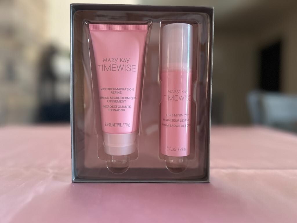 NEW Mary Kay Timewise Microdermabrasion Plus Set REFINE & PORE MINIMIZER