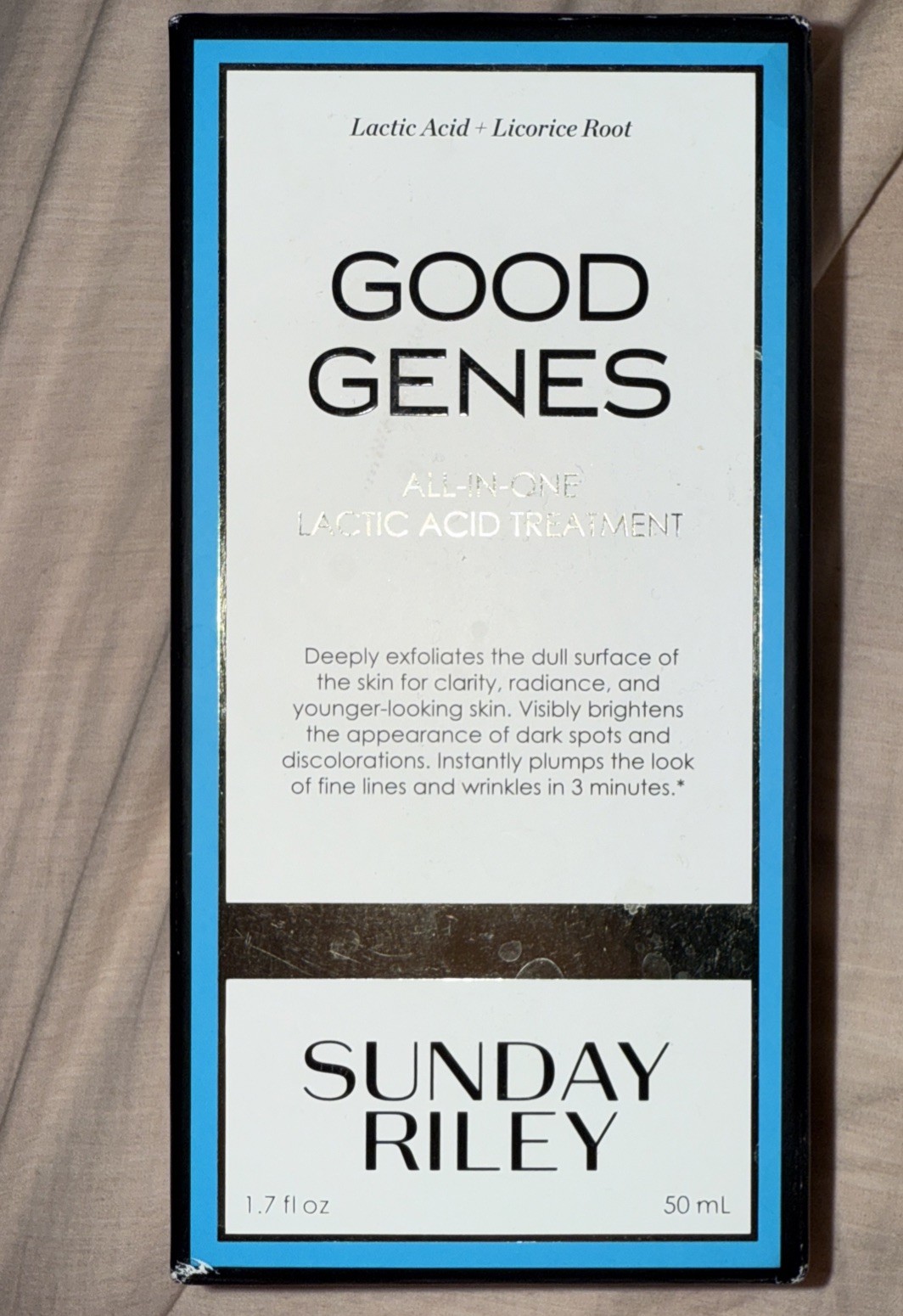 Sunday Riley Good Genes All-in-One Lactic Acid Treatment, 1.7oz/50 mL New in Box