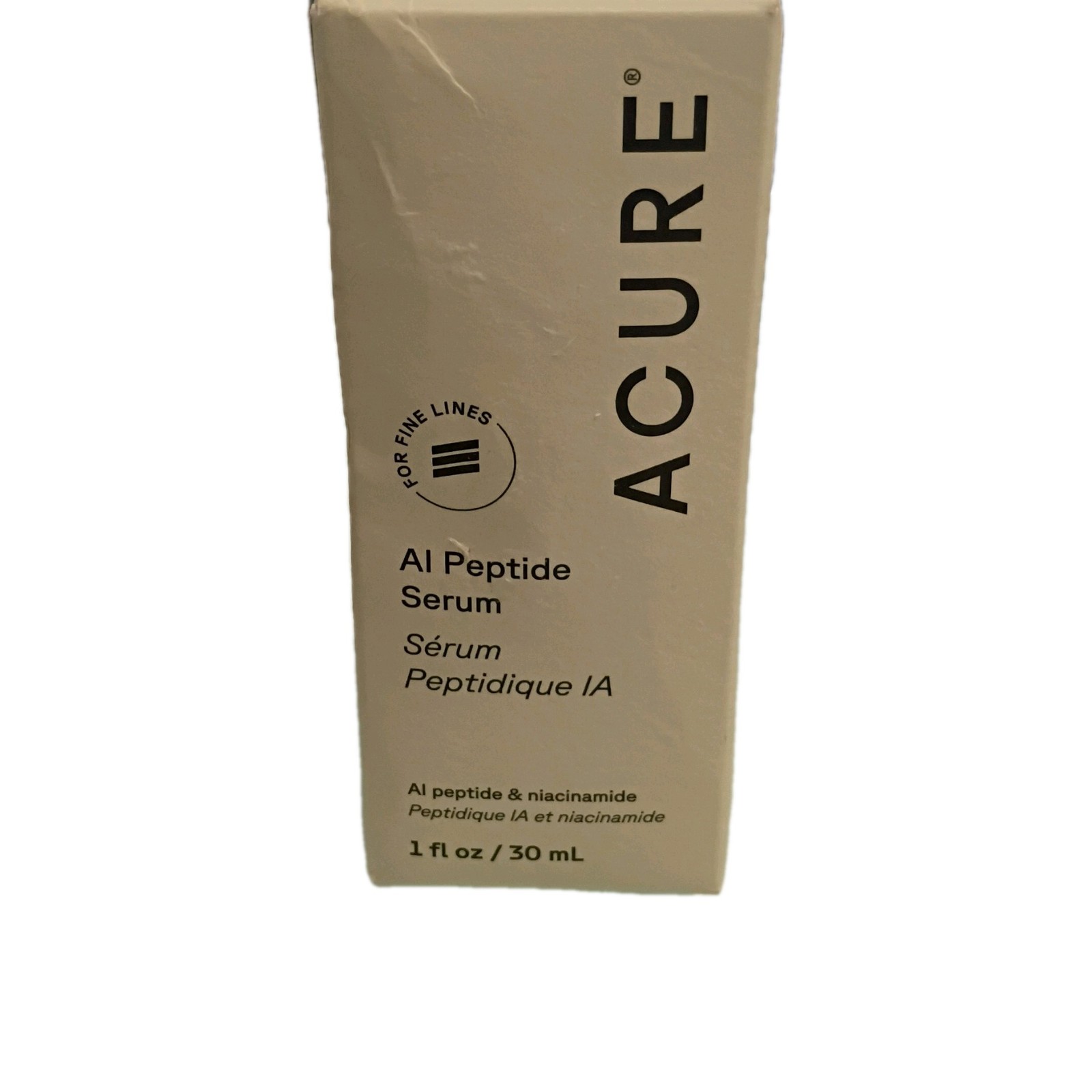 ACURE AI Peptide & Niacinamide Anti-Aging Serum Fine Lines 1 fl oz/30 mL