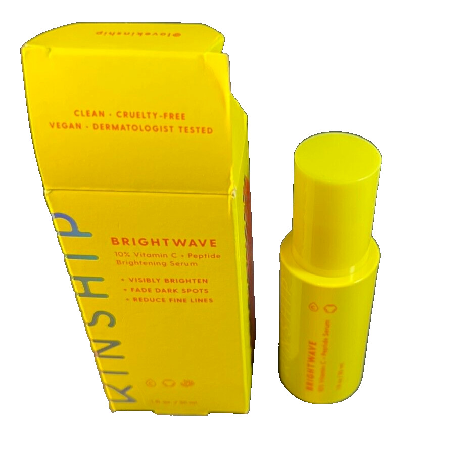 Kinship Bright Wave Brightening Serum 1oz NEW IN BOX