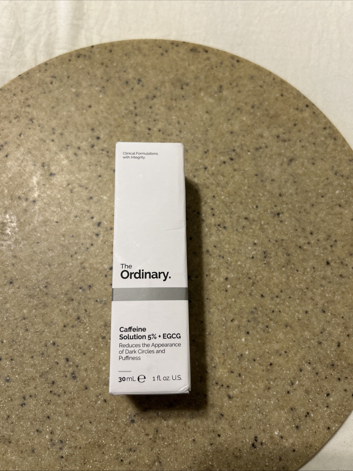 The Ordinary Caffeine Solution 5% + EGCG, Depuffing Eye Serum – 1 FL.OZ New