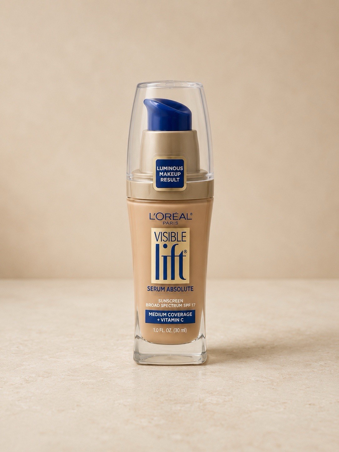 L’Oreal Paris Visible Lift Serum Absolute Foundation Creamy Natural 1oz
